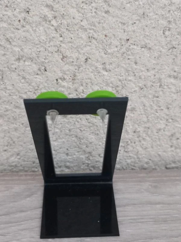 Par de Brincos de Pino "M&M's" Verde – photo 2